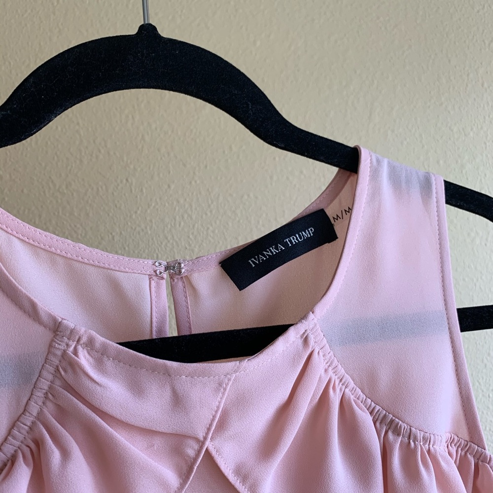 Ivanka Trump Cold Shoulder Ruffle Top - Picture 4 of 5